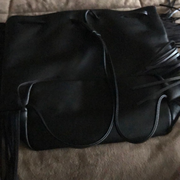Victoria’s Secret black backpack with fringe - Picture 4 of 4